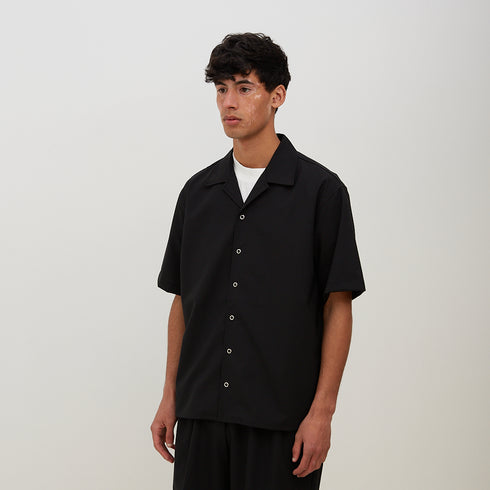 Bonsai Bowling Shirt Regular Fit Black SH001004 Degli Uberti